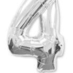 цифра 4 серебро